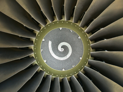 Jet Engine Closeup